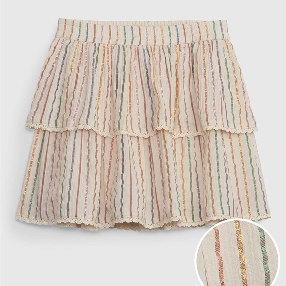 Kids Crinkle Gauze Ruffle short